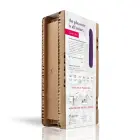 Lancelot – вибратор с толчками и вращающимися бусинами – фиолетовый — Фото 3