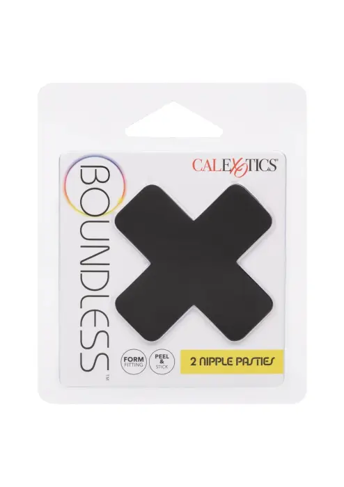Boundless 2 Nipple Cover Set – Cross – Black Photo