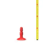 Hung System dildo ar piesūcekni – 20–23 cm – sarkans Foto 2