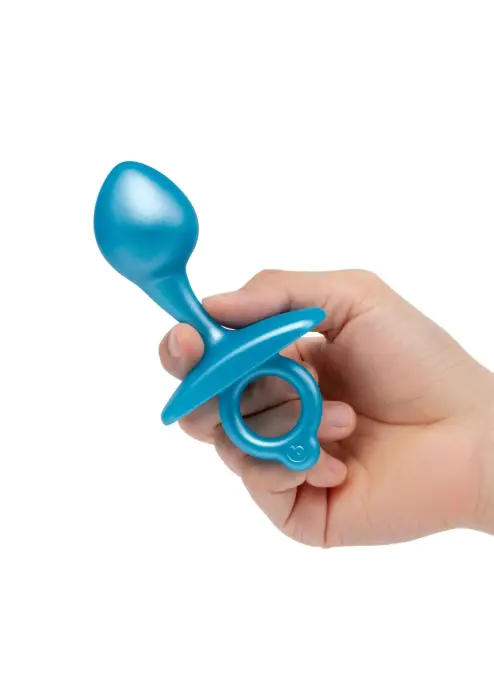 B-Vibe Bulb Plug – 6.4 cm (2.5″) – Tirkīza – Blue Foto 5