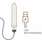 Rocks-Off Golden Rose lodes vibrators – 9 cm (3.5″) — Foto 5