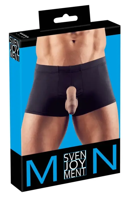 Svenjoyment showmaster pants with openings for penis & testicles – black – 2XL