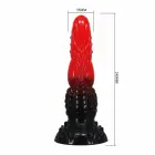 POWER MONSTERS Fire Dragon Fantasy Model Suction Cup 24.5cm Red Black — Foto 7