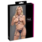 Cottelli LINGERIE Adjustable Harness Set S-L Black 3-Piece — Photo 1