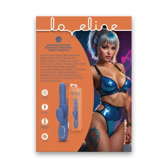 Loving Joy LOVE075BLU Intimate Device Blue Compact Silicone System