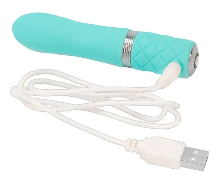 Pillow Talk Flirty Mini Vibrator – 11 cm (4.3″) – Teal Photo