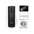 Bionic вибрирующий и всасывающий мастурбатор – черный — Фото 4