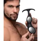 Premium Silicone Weighted Prostate Plug – XL – 18–20 cm – Black — Photo 2
