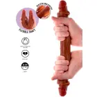 ToyJoy Get Real Dual Density Foreskin Dildo – 35 cm (13.8″) – Brown — Photo 8