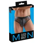 Svenjoyment Wetlook Slip Briefs – Black – M — Photo 1