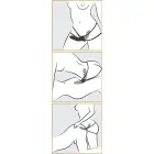 Fetish Fantasy Double Delight vibreeriv strap-on süsteem – 15 cm (6″) – must — Foto 5
