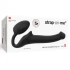 Semi-Realistic Bendable Strap-On Dildo – 17 cm (6.7″) – Black — Photo 5