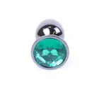 MyLove Toys Jewellery Dark Silver anālais spraudnis – Zaļš — Foto 3