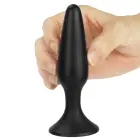 LURE ME silikoonist anaaltapp S – 11.5 cm (4.5″) – Must — Foto 7