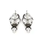 Mr. Steel Squeezer Nipple Clamps with Ring – Silver — Photo 5