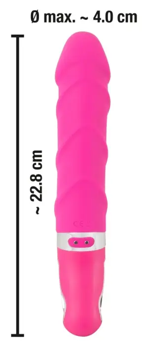 Sweet Smile sildošais vibrators – 23 cm (9″) – rozā Foto 10
