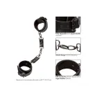Euphoria Collection Faux Leather Handcuffs – Black — Photo 13