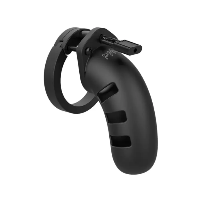 Mancage Model 21 silikoonist karskusvöö süsteem – 11.5 cm – must