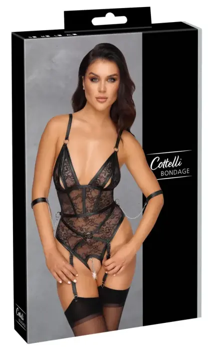 Cottelli BONDAGE pitsist bodi – S