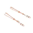 Rose Gold Nipple Clamps with Rhinestones — Photo 3