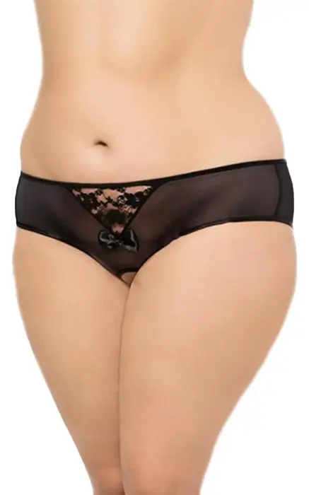 Stringi 2466 Plus Size – melns XL Foto 2