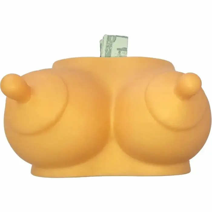 Diablo Picante Golden Piggy Bank - Decorative Savings Box, Unique Shape