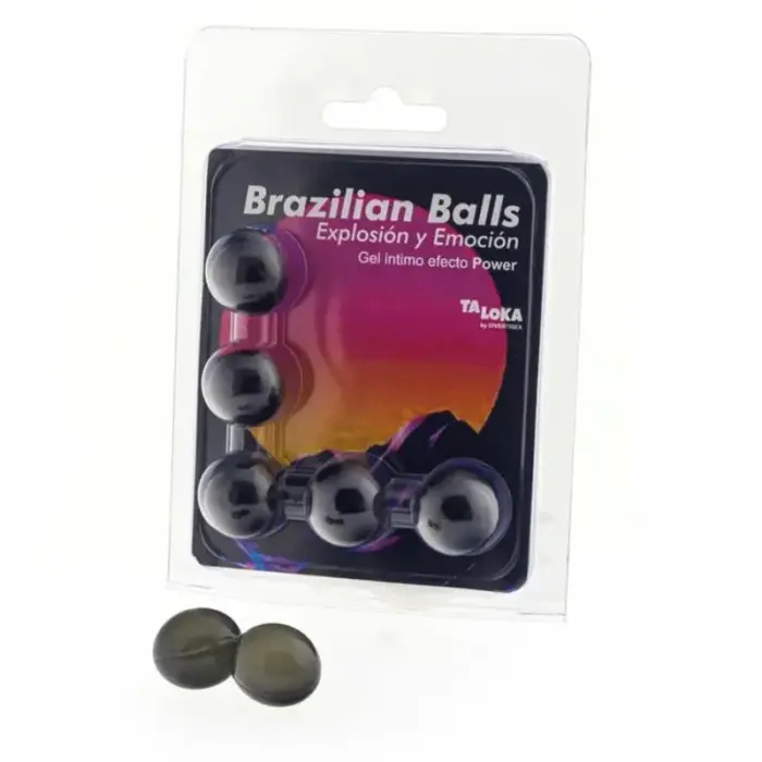 Taloka Brazilian Balls массажные гелевые капсулы – энергизирующий эффект Power – 5 шт.