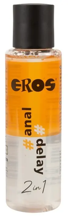 EROS 2in1 analinis ir vėlinimo lubrikantas vandens pagrindu – 100 ml