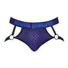 Male Power Diamond Mesh jockstrap with ring – Black – L/XL — Photo 4