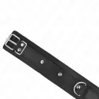 KINK regulējama apkakle ar ķēdīti 65cm – melna, 38-49cm, metāla gredzens — Foto 5