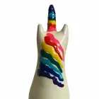 CONDOMERIE hand-painted decorative condom – Rainbow Unicorn — Photo 2