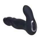 Vibrējošs un kustīgs silikona prostatas masieris – 20 cm – Melns — Foto 6