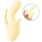 Cuties Mini Triple vibraator – 13 cm (5″) – kollane — Foto 2