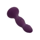 Deep Stud teksturēts vibrējošs anālais zondētājs – Violets — Foto 2