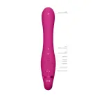 Wibrator-Suki be dirželių strap-on vibratorius – 22 cm (8.7″) – rožinis — Nuotrauka 2
