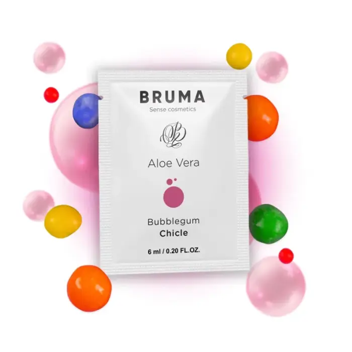 BRUMA Aloe Vera Water-Based Glide Gel Bubblegum – 6 ml