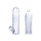 NMC 2 Seductive Tickler Sleeves Set – clear TPE flexible sleeves with suction base – 14 cm / 13 cm — Photo 2