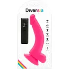 Diversia Flexible Vibrating Dildo – 21.5 cm (8.5″) – Pink — Photo 6