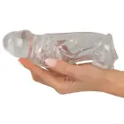 Crystal Clear peenise varrukas munandirõngaga – läbipaistev — Foto 5