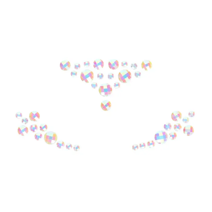 Ķermeņa rotaslietu uzlīmes – Sejai – Spīd tumsā Foto 2