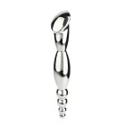 Mr. Steel Classic Wand dildo – 20 cm – Hõbedane — Foto 4