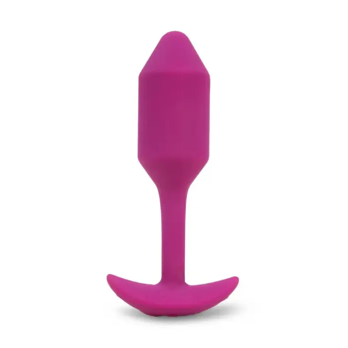 b-Vibe вибрирующая анальная пробка Snug Plug 2 – 12.5 cm – Розовый