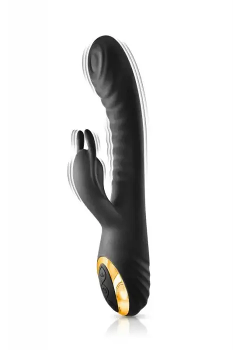 My Maharani Black Empire jänese vibraator – 22.5 cm (8.8″) – must