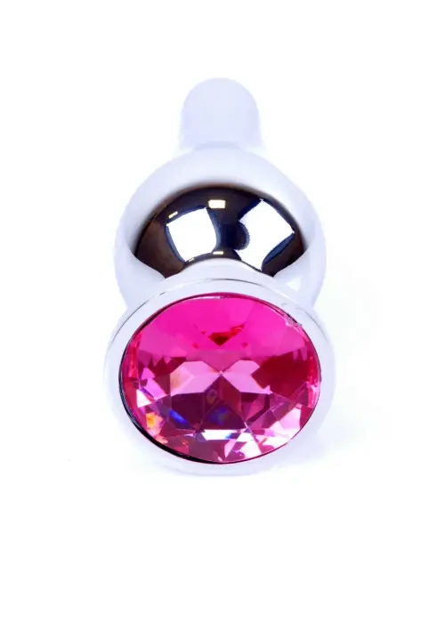 Plug-Jewellery Silver anālais spraudnis – 9.5 cm (3.7″) – Rozā