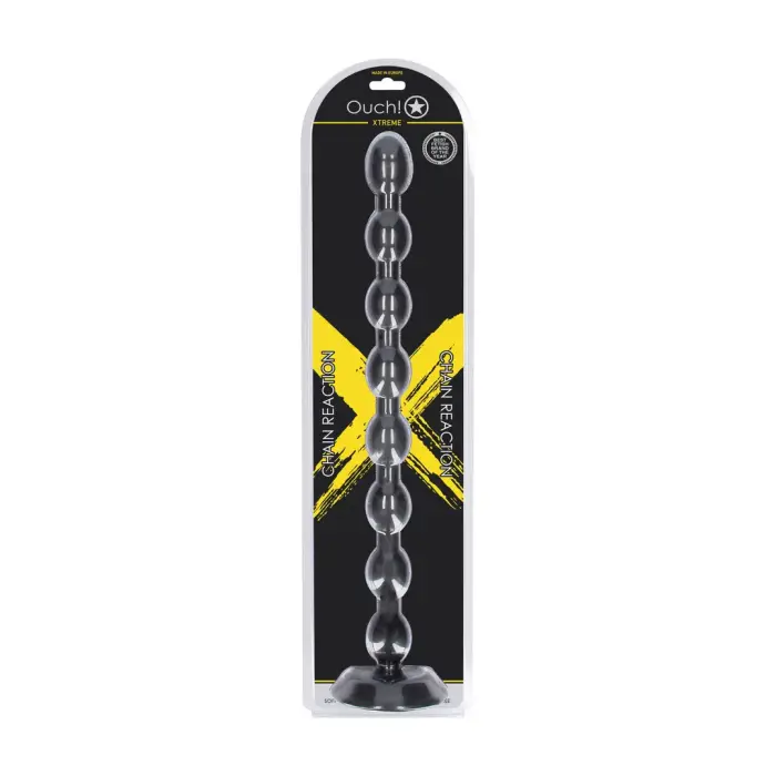 Chain Reaction анальная пробка – 49 cm (19.2″) – Черная