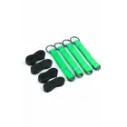 NS Novelties Electra Bed Restraint Straps – PU and neoprene under-bed system – green – adjustable set — Photo 2
