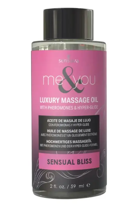 Sensuva Me & You Massage Oil Sensual Bliss 59ml - Long-Lasting Formula