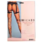 Be Wicked Night Shift Thigh Highs with Garter Belt – Black – One size — Photo 5