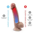SilexD Premium Real Skin Model 1 реалистичный дилдо – 17.8 cm (7″) – телесный — Фото 3