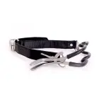 Jennings Ratchet Mouth Gag with Silicone Coating – Black — Photo 2